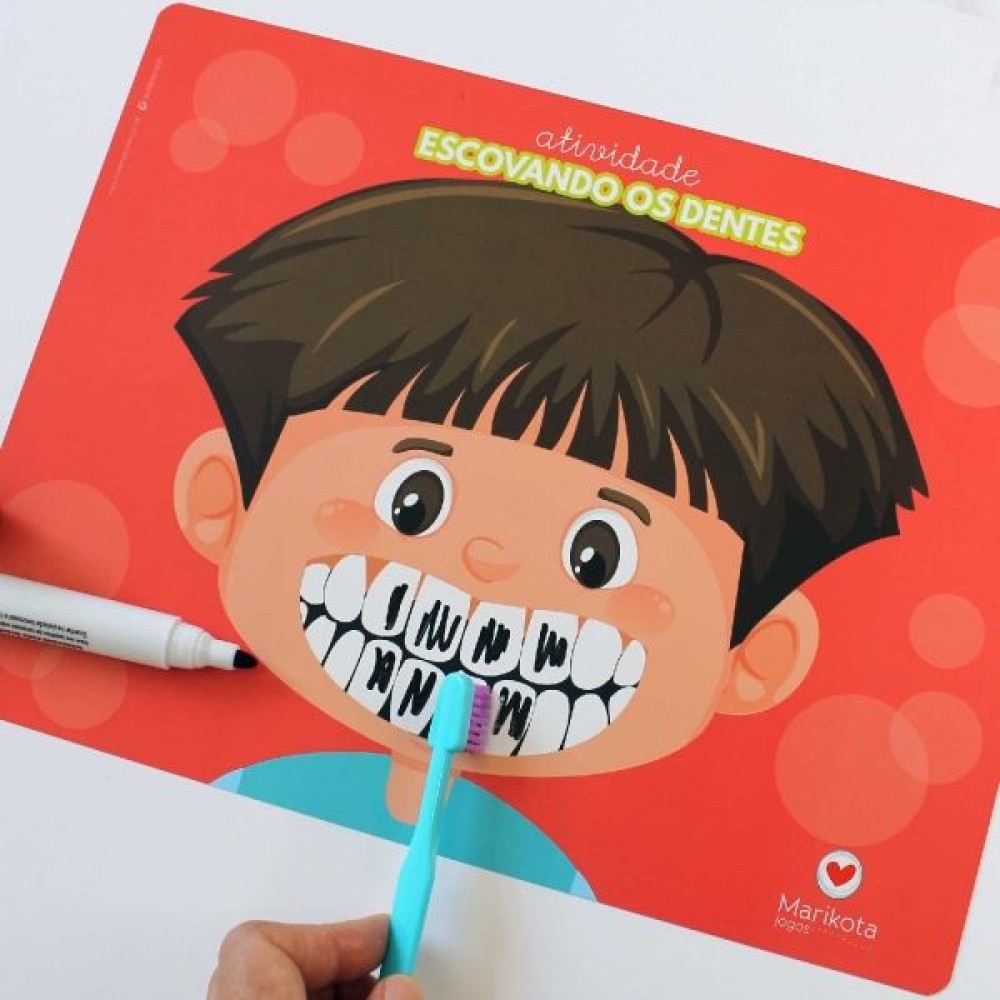 Escovando os dentes atividade 